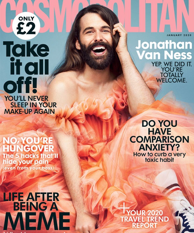 Jonathan Van Ness Pecah Rekod! Non-Binary Pertama Untuk Cosmopolitan UK