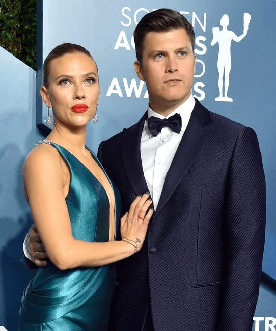 Scarlett Johansson & Colin Jost SAG Awards 2020