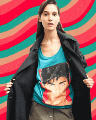 Kemeja T Coach X Richard Bernstein Is The New Vintage Tee