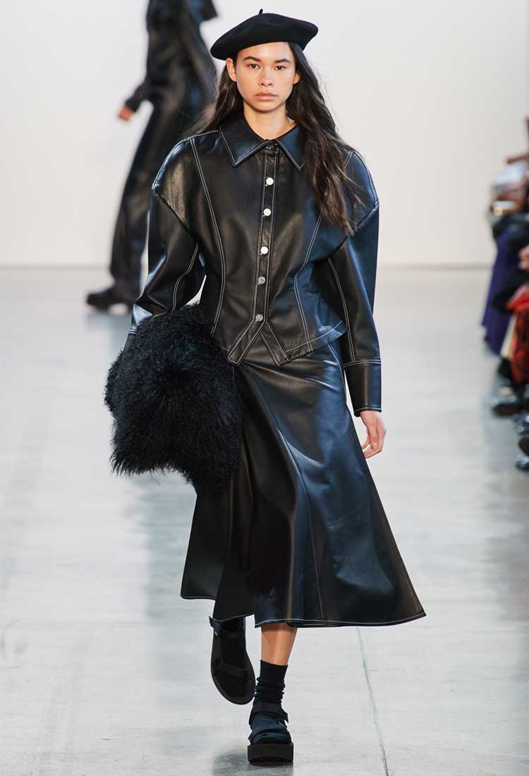 leatherlike couture nyfw fall 2020