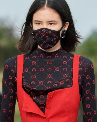 Christian Siriano, Prada Menjadikan Face Mask Sebagai Ciptaan Baharu