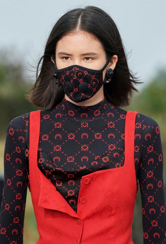 Christian Siriano, Prada Menjadikan Face Mask Sebagai Ciptaan Baharu