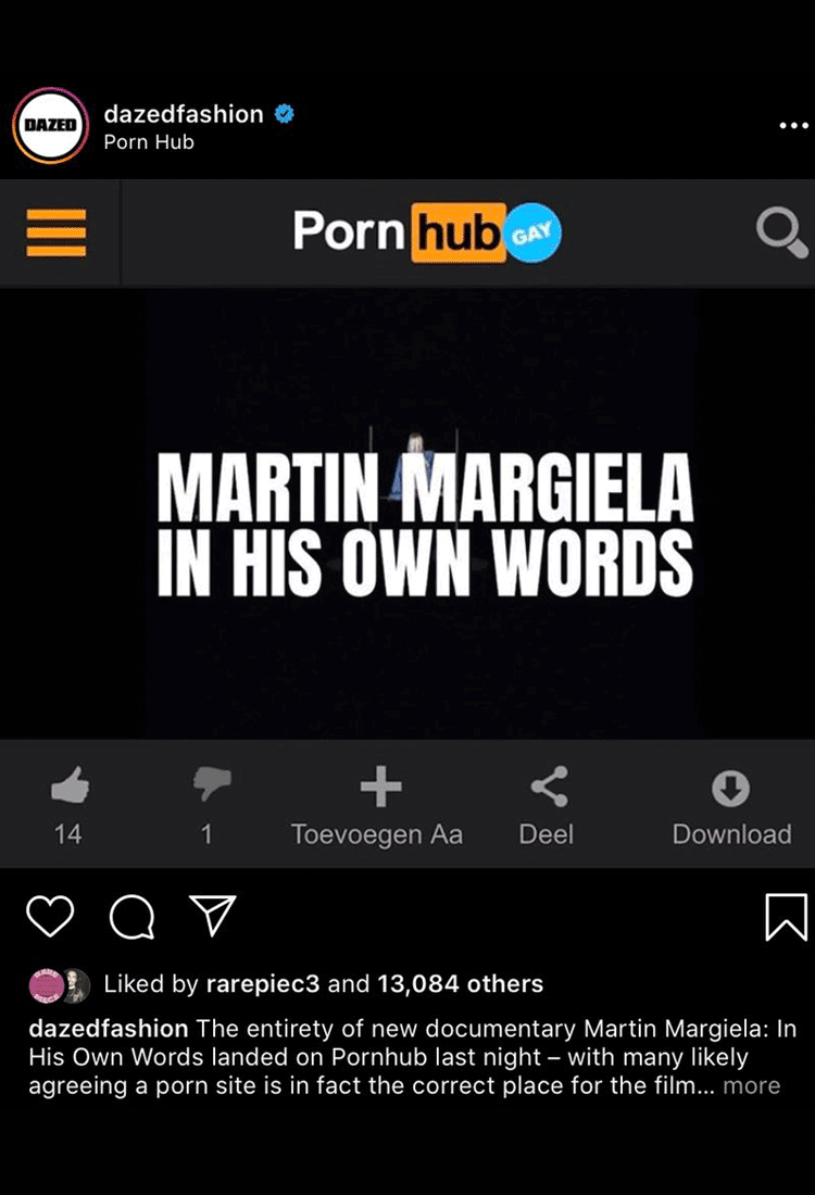 margiela in his own words pornhub