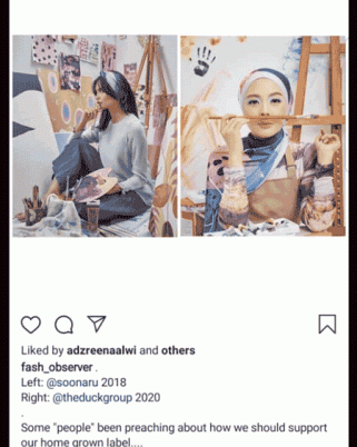 Team Kreatif dUCk Vivy Yusof Tiru Kempen Iklan Hijab Nia