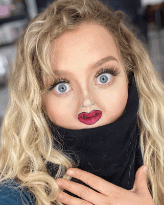 Kami Terhibur dengan #TinyFaceMakeupChallenge Yang Tular di Internet