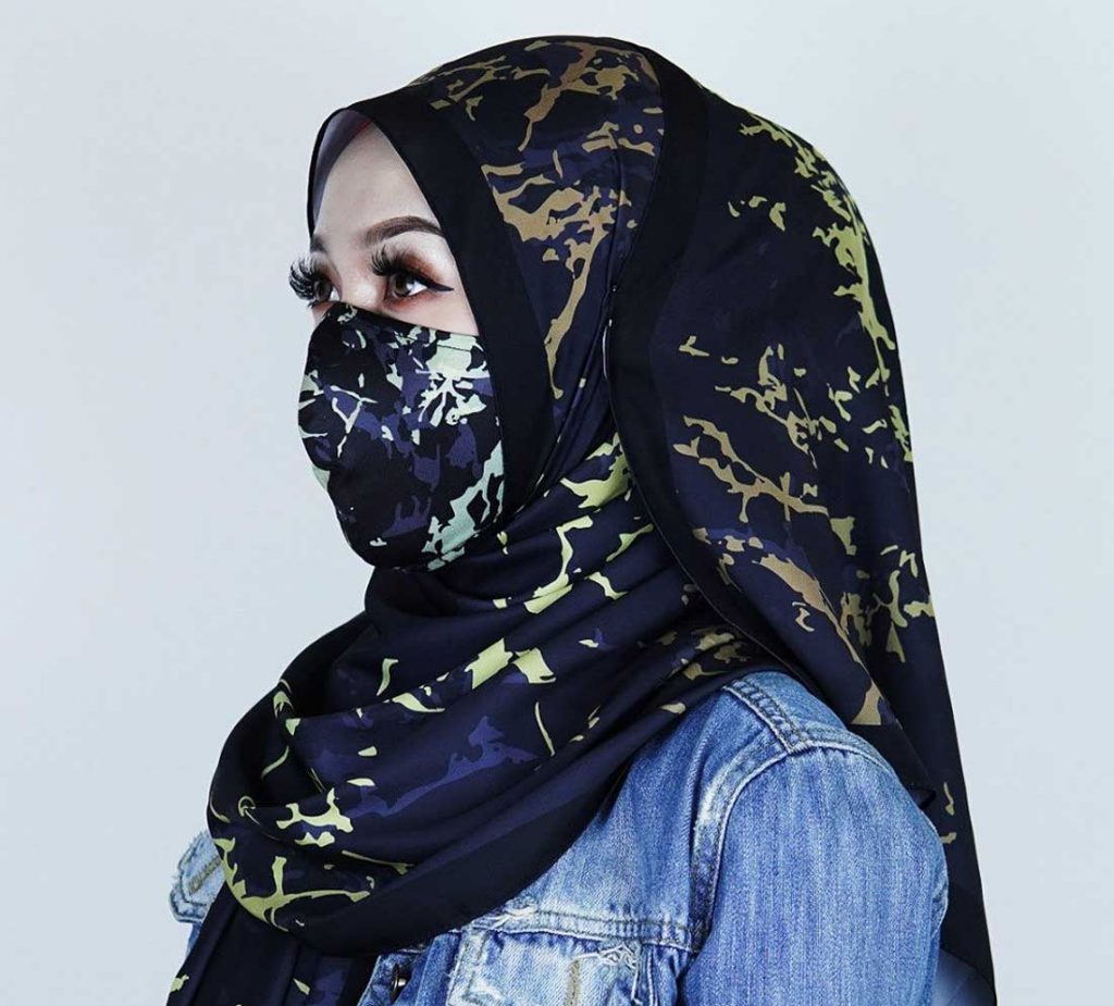 pelitup muka fesyen lokal malaysia