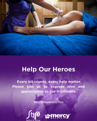 Strip Lancar Kempen Help Our Heroes #StripSupportsYou