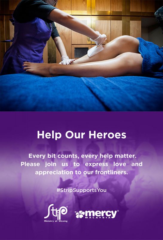 Strip Lancar Kempen Help Our Heroes #StripSupportsYou