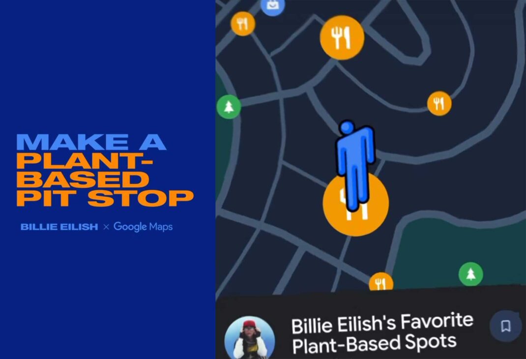 Billie Eilish dan Google Maps